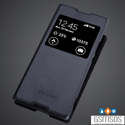 case-for-sony-xperia-xa1-ultra-g3116-6-0-inch-view-window-pu-leather-flip-cell